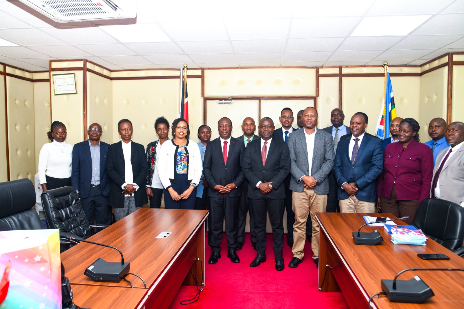 Forestry Principal Secretary Mr. Gitonga Mugambi chaired a high-level meeting with representatives from the International Union for the Conservation of Nature (IUCN) to advance key policy reforms on sustainable forest management and biodiversity conservation in Kenya.