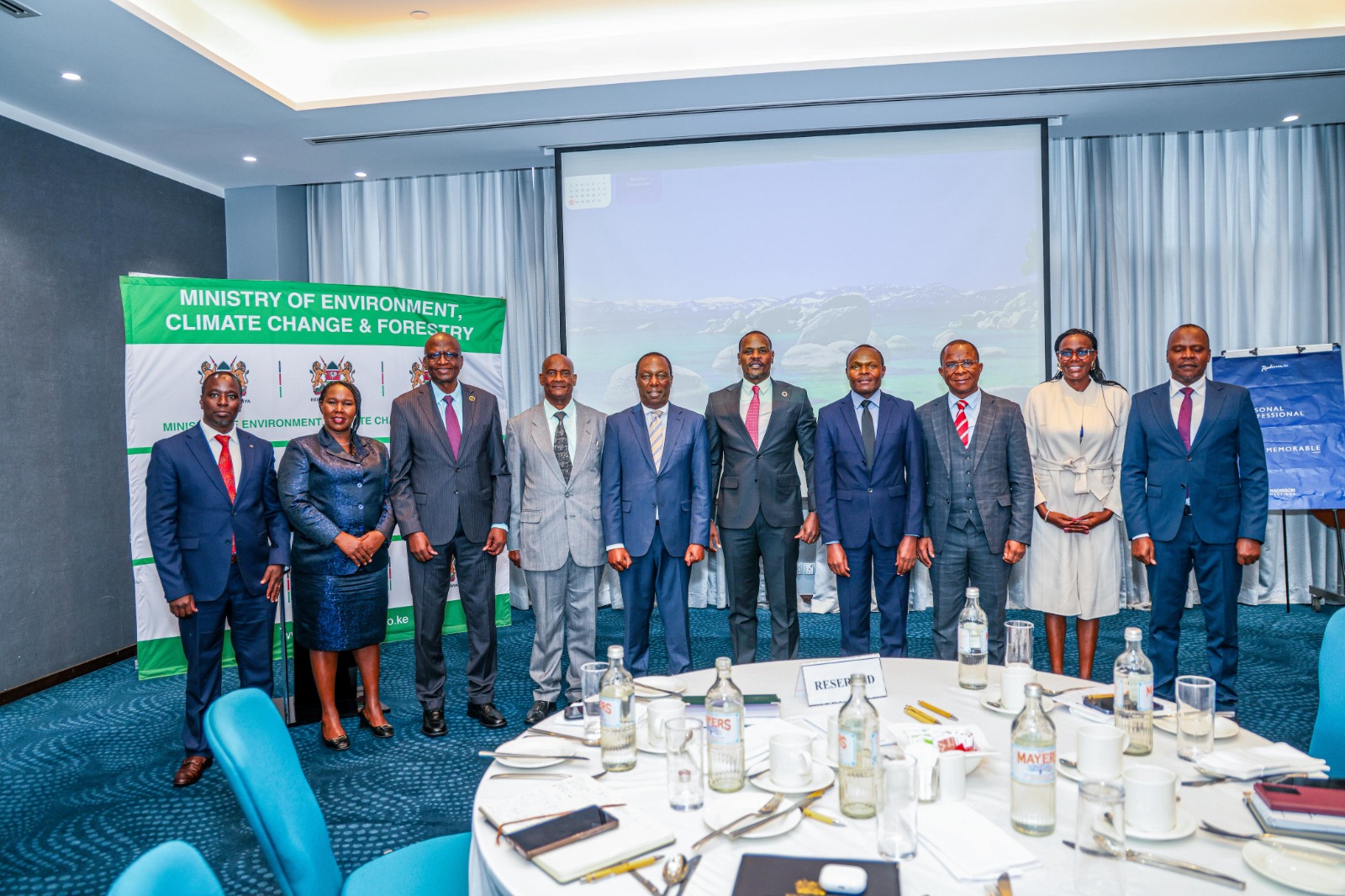 Forestry Principal Secretary Mr. Gitonga Mugambi joined Eng. Festus Ng’eno, Principal Secretary for Environment and Climate Change, for a consultative meeting on the Lake Victoria Basin Regional Multi-Sectoral, Multiphase Programme (rMPA).