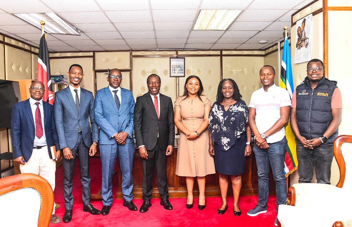  Forestry Principal Secretary Mr. Gitonga Mugambi hosted a delegation from the National Youth Council, led by CEO Ms. Gloria Wawira, at the Ministry headquarters to strengthen youth participation in environmental conservation and climate action.