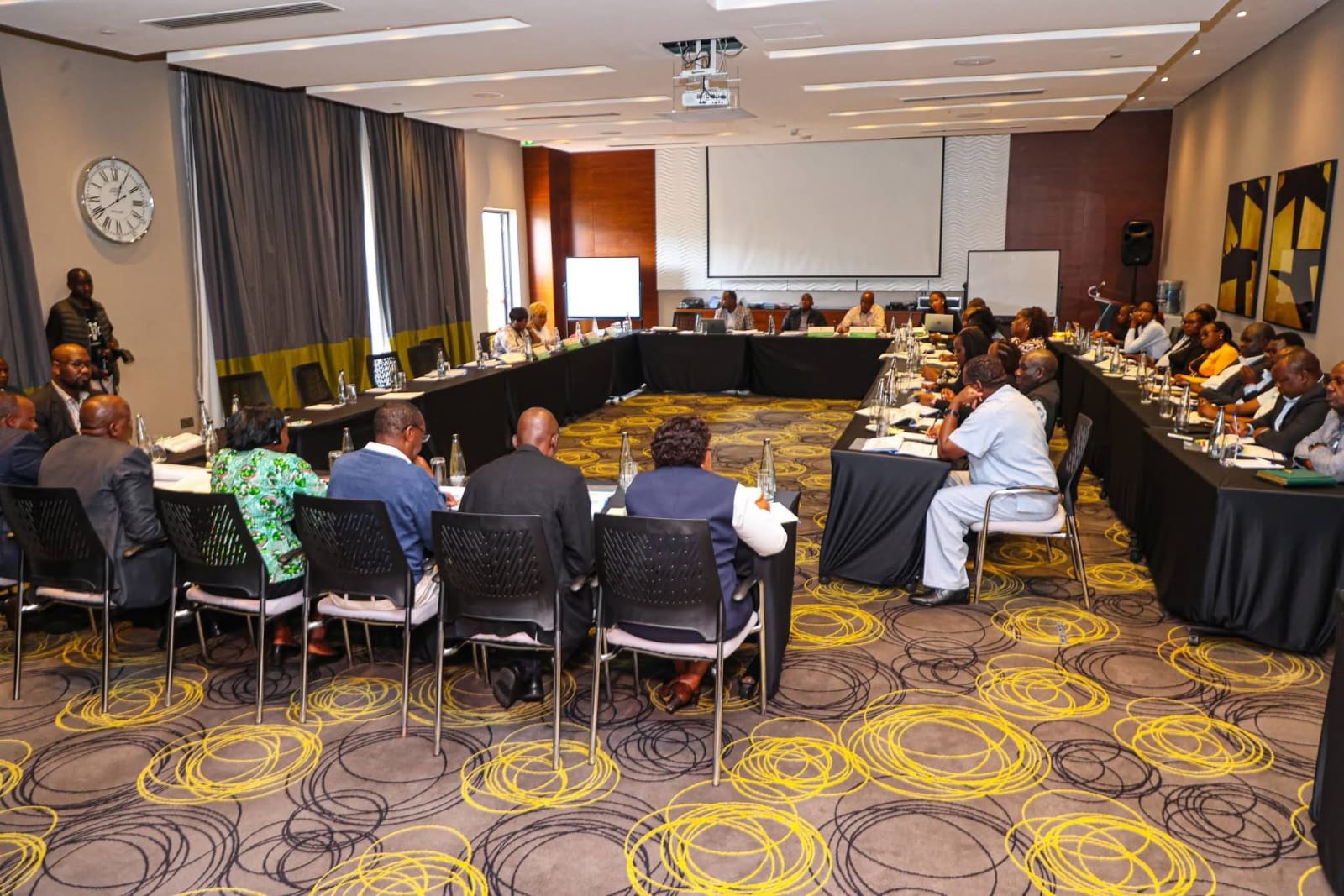 Ministry Officials at The National assembly presenting Proposal for increment of recurrent budget