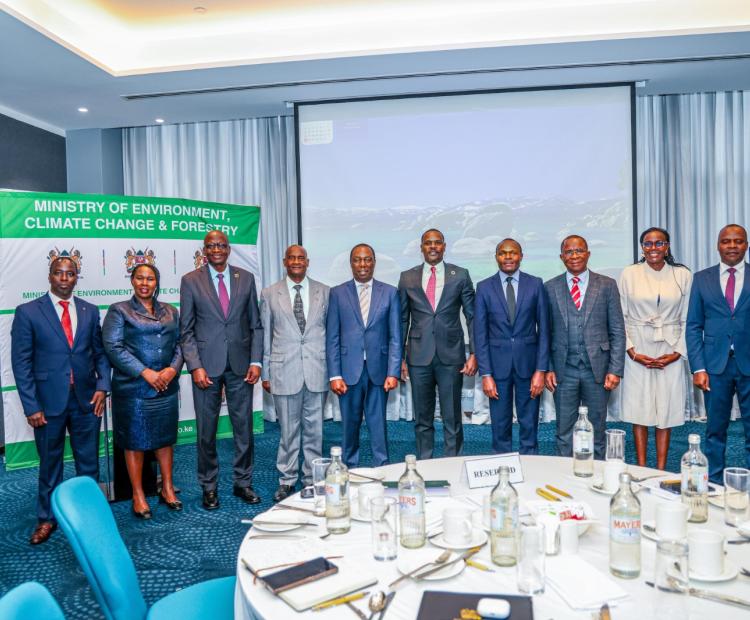 Forestry Principal Secretary Mr. Gitonga Mugambi joined Eng. Festus Ng’eno, Principal Secretary for Environment and Climate Change, for a consultative meeting on the Lake Victoria Basin Regional Multi-Sectoral, Multiphase Programme (rMPA).