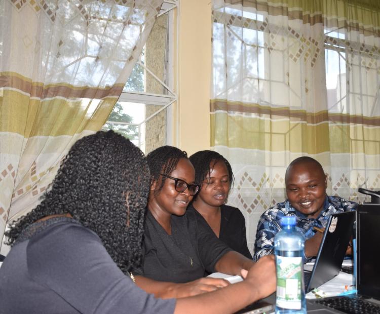 Technical officers consolidate community proposals under the KEWASIP grant framework to enhance community-led restoration and livelihood.