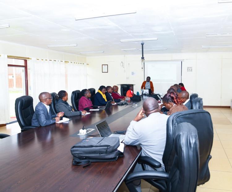  State Department for Forestry officials participating in a Productivity Mainstreaming Workshop at the Kenya Forest Service headquarters in Karura.