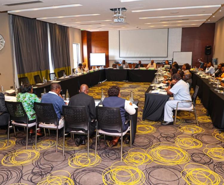 Ministry Officials at The National assembly presenting Proposal for increment of recurrent budget