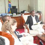  Forestry Principal Secretary Mr. Gitonga Mugambi  meeting with representatives from the United Nations Development Programme 