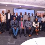 Principal secretary Mr. Gitonga Mugambi and officials present in the Mt. Elgon Ecosystem Restoration Project review meeting.